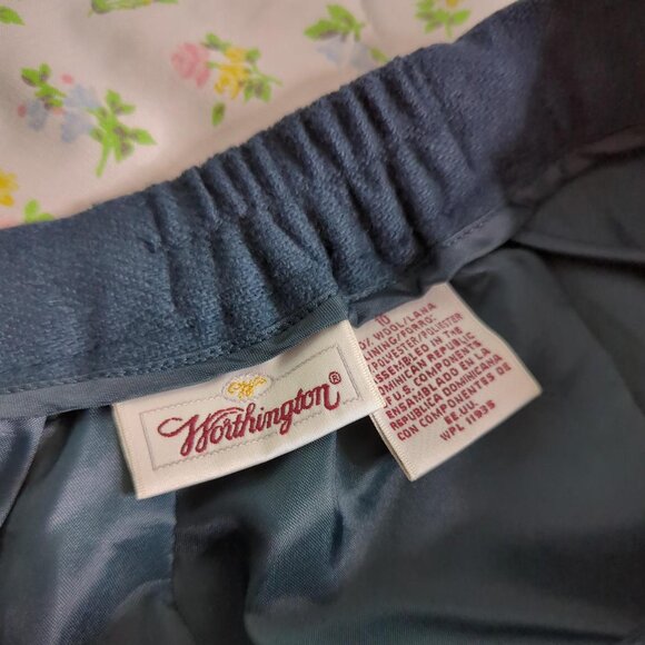 Navy wool skirt by Worthington - Picture 6 of 6
